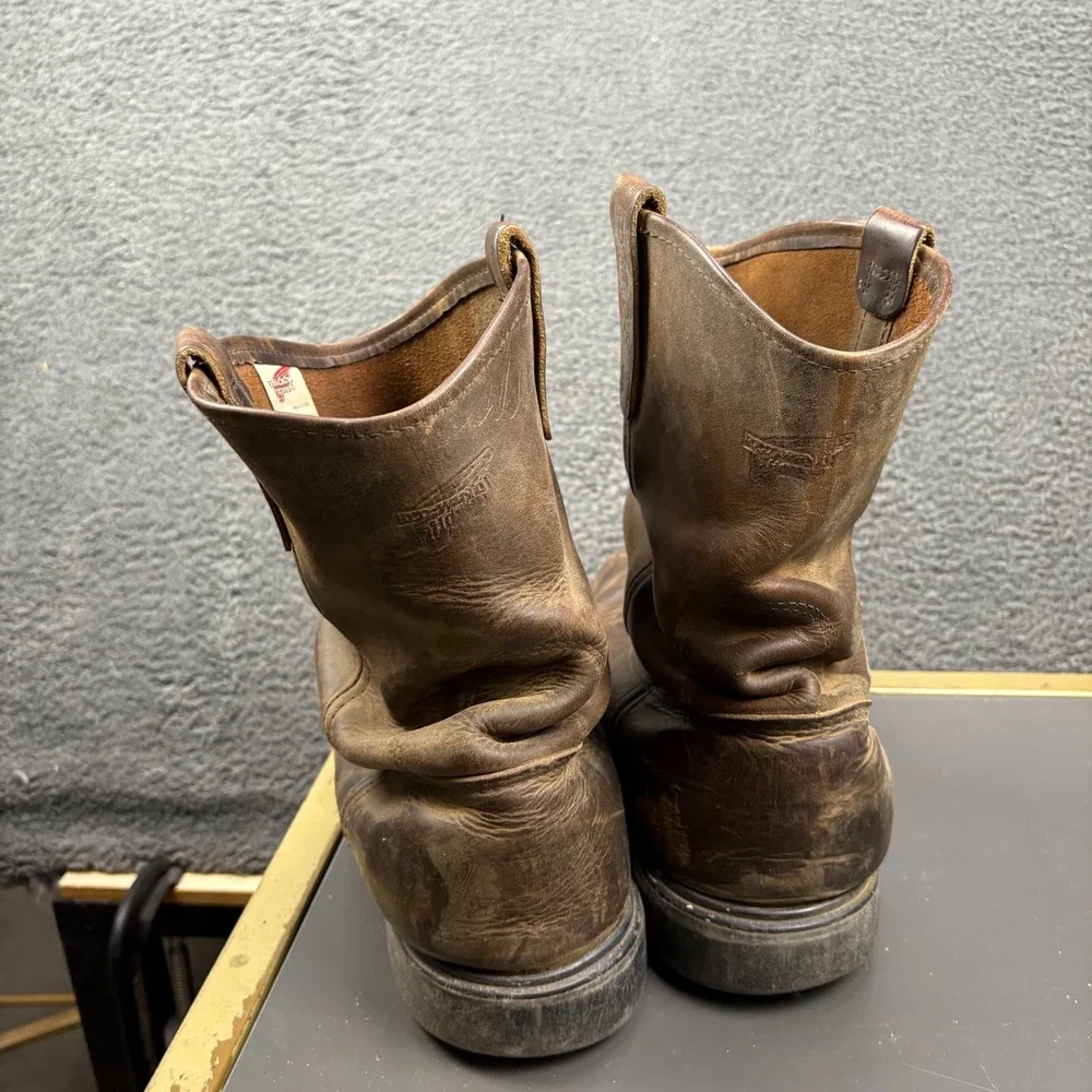 Red Wing Shoes‎ 13 D EH ASTM F241305 Steel Toe Work Boots Mens Brown Leather